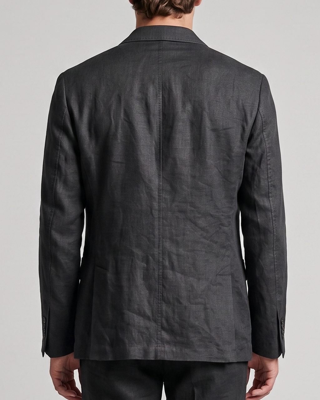 Men's Charcoal Grey Linen Blaze