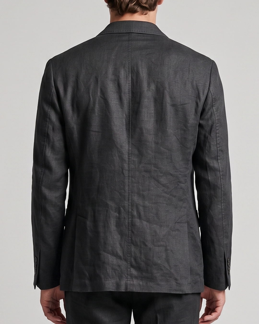 Men's Charcoal Grey Linen Blaze