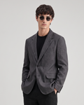 Men's Charcoal Grey Linen Blaze