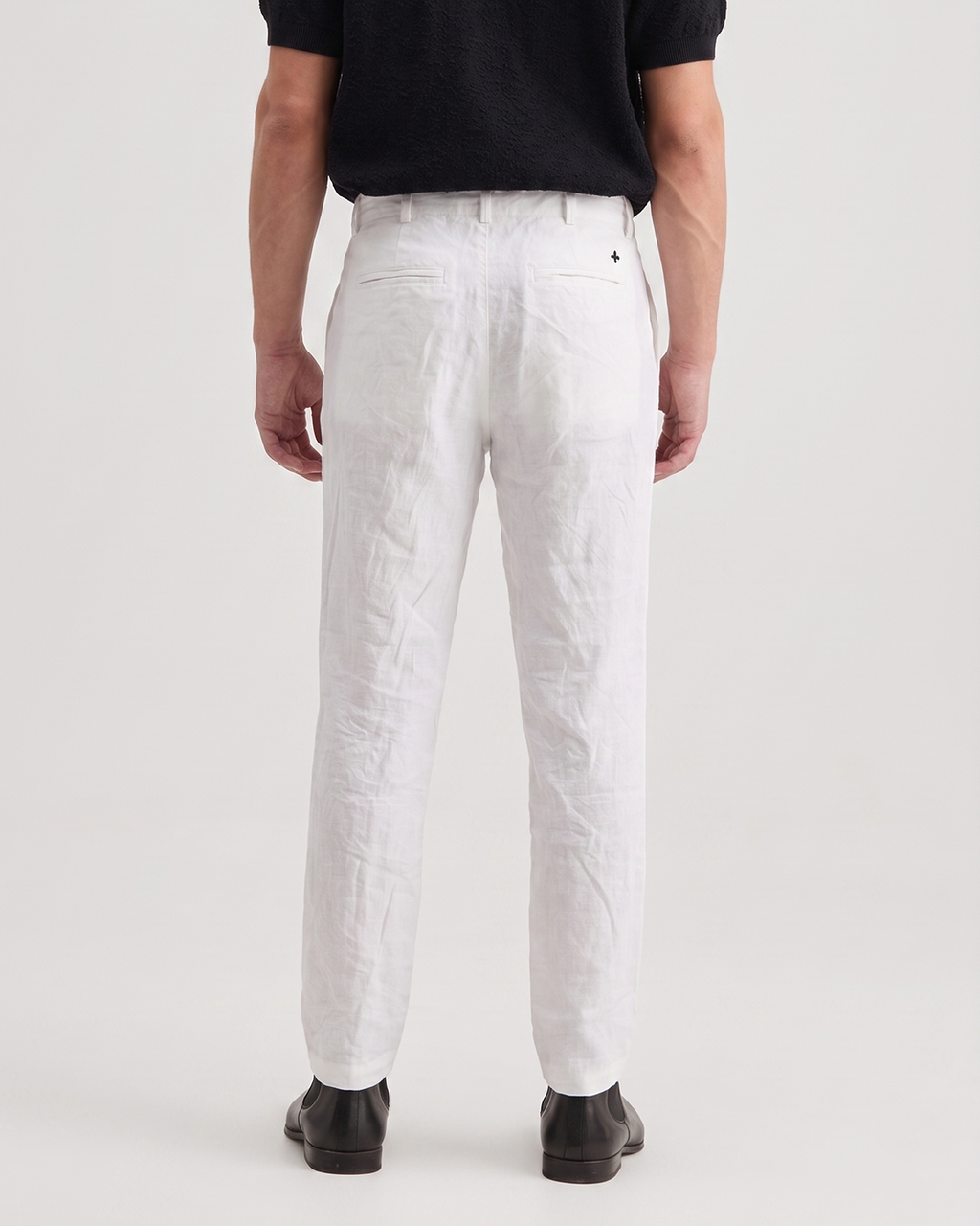 Men’s Pure Linen Drawstring Trousers