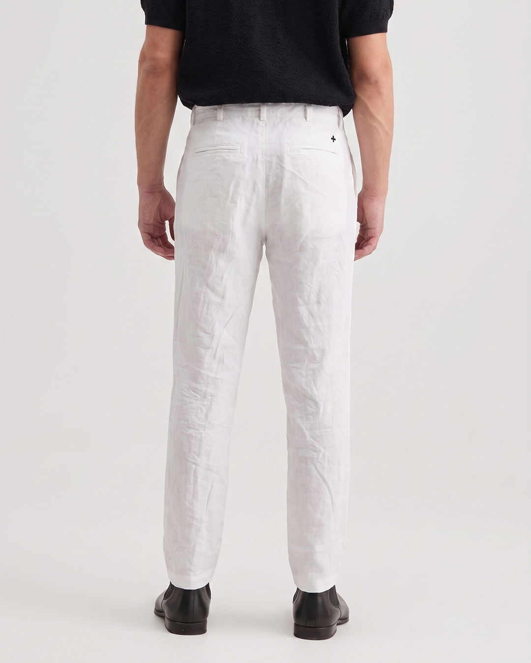 Men’s Pure Linen Drawstring Trousers