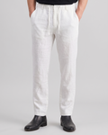 Men’s Pure Linen Drawstring Trousers