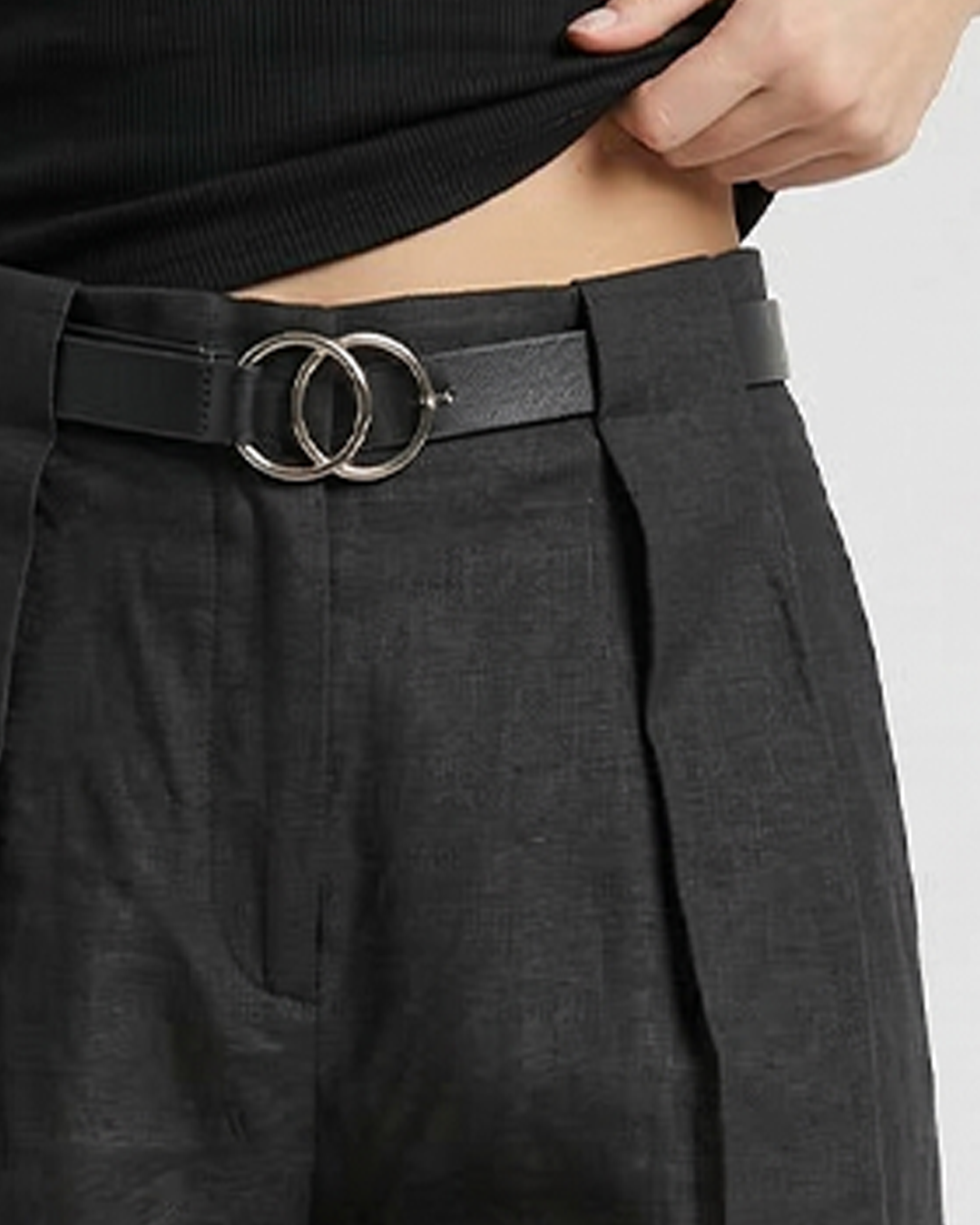 Wide-Leg Trousers with pleats